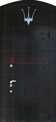 Металлическая арочная дверь ДА-22 высокого качества в Саратове