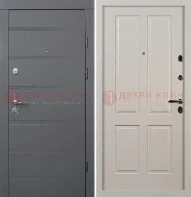 Квартирная железная дверь с МДФ панелями ДМ-423 в Йошкар-Оле