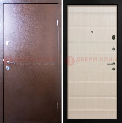Входная дверь с порошковым покрытием и терморазрывом МДФ ДП-210 в Саратове