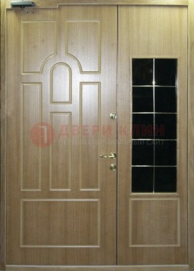 Входная дверь Дверь со вставками из черного стекла ДПР-42 в Саратове