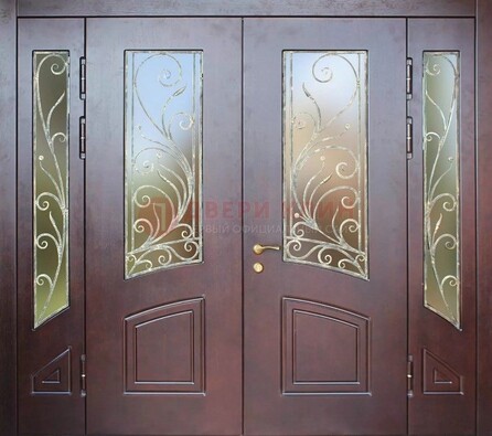 Парадная дверь ДПР-58 с остеклением в Саратове