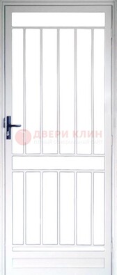 Железная решетчатая дверь белая ДР-32 в Саратове