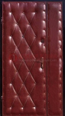 Бордовая тамбурная дверь ДТМ-25 в Саратове