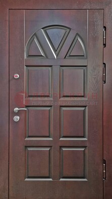 Уличная стальная дверь с виноритом ДВТ-166 в Саратове