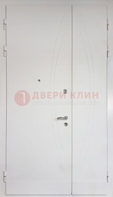 Современная полуторная стальная дверь с МДФ панелью ПЛ-25 в Саратове
